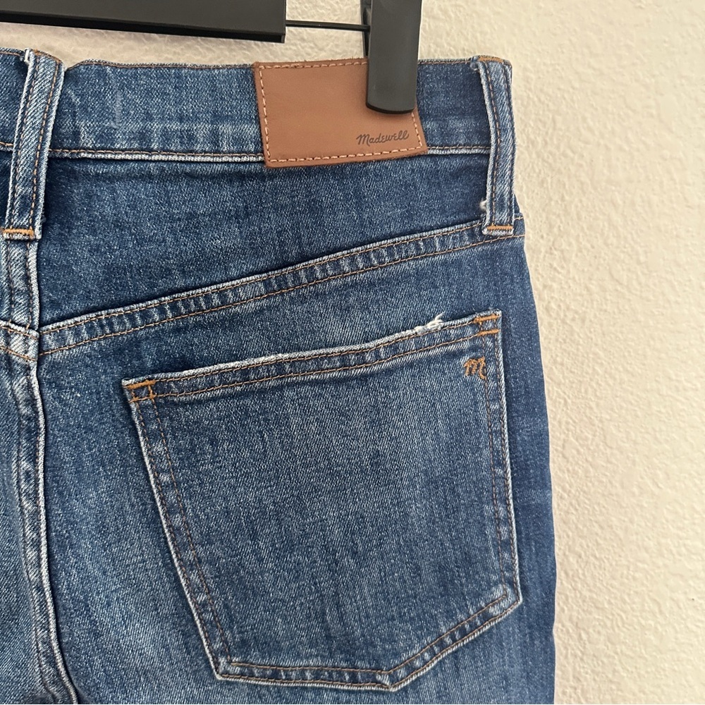 Madewell Perfect Vintage Crop Jeans - High Rise Distressed -‎ 27 - Picture 4 of 10